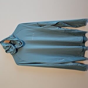 AFTCO Fishing Hood with Mask UPF 50 Sun Protection Shirt LARGE